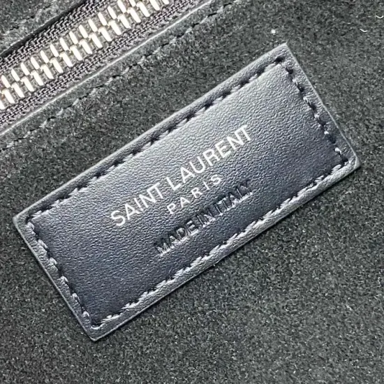 YSL Le 5 à 7 Replica Bag – Black Smooth Leather Replica YSL Le 5 à 7 Black Smooth Shoulder Bag with Silver Logo