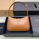 YSL Le 5 à 7 Replica Bag – Brown Smooth Leather Replica YSL Le 5 à 7 Brown Smooth Shoulder Bag with Silver Logo
