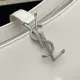 YSL Le 5 à 7 Replica Bag – White Smooth Leather Replica YSL Le 5 à 7 White Smooth Shoulder Bag with Silver Logo