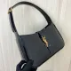 YSL Le 5 à 7 Replica – Black Patent Leather Bag Luxury YSL Quilted Purse in Shiny Black Patent Leather